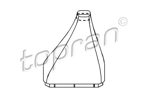 ЗАЩИТА СЕЛЕКТОРА ПЕРЕКЛЮЧЕНИЯ КПП 206 937/TOP TOPRAN изображение 1