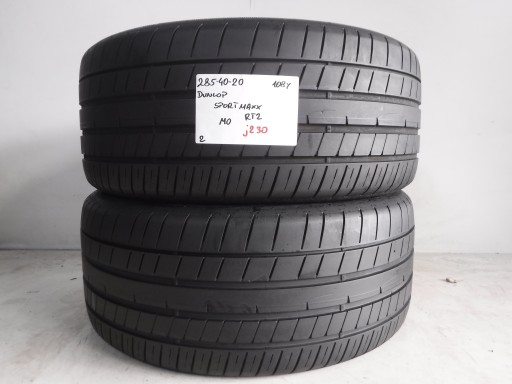 ЛІТНІ ШИНИ 285/40/20 108Y DUNLOP SPORT MAXX RT2