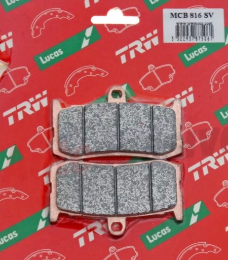 MCB816SV - Колодки HAM передние TRW Triumph 675 Daytona 09-12