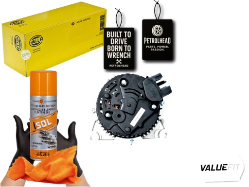 HEL8EL 011 - Генератор hella 71718905 71716609 a2tb2291a a2tb4 #petrolhead pro+ kit4