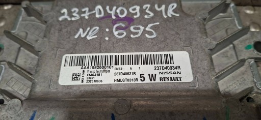 control unit of the engine computer 237D40934R AAA1982600101 237D40621R DACIA SPRING