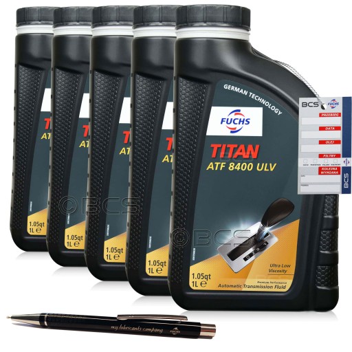 5 літрів масло fuchs titan atf 8400 ulv aw-2 dexron ulv ford mercon ulv 5л