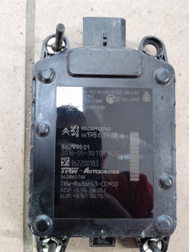 9819863980 - РАДАР PROACE JUMPY TRAVELLER