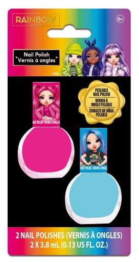 НАБІР ЛАКУ ДЛЯ НІГТІВ RAINBOW HIGH 2 УПАК
