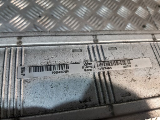 Radiatore / Raffreddatore Dell’aria radiatore intercooler P9684957680 PEUGEOT 508 1 e 1.6 THP
