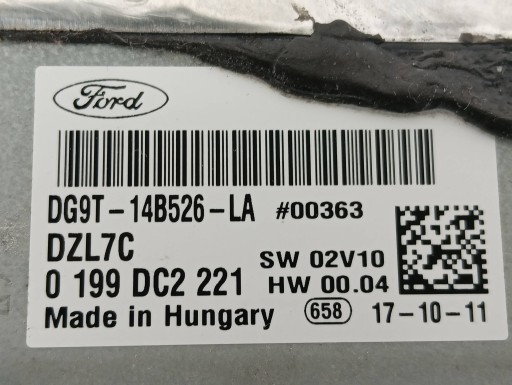 modulo START STOP DG9T-14B526-LA Ford Mondeo Mk5 (2014-)