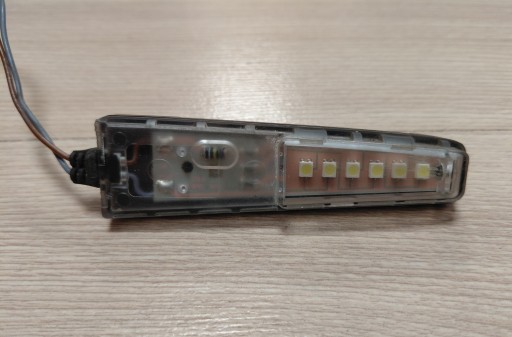 BMW E60 E61 E63 E64 light LED PODSWIETLANIA of left mirrors EUROPA OE