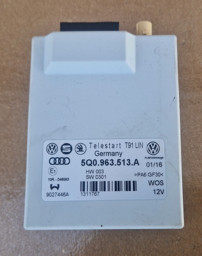 control unit WEBASTA 5Q0963513A VW SKODA original