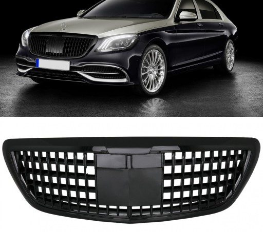JFGMBW222MBHBBM - MERCEDES S CLASS W222 решітка 14-20 MAYBACH