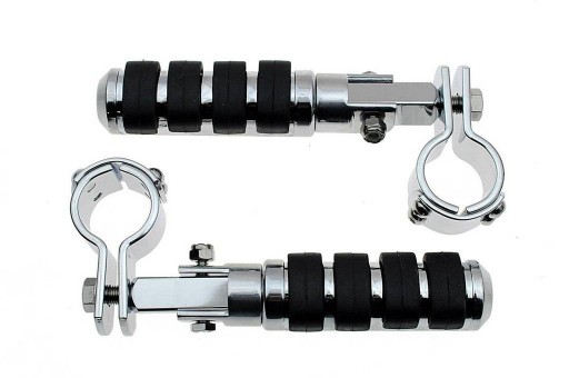 549-01510-PODNOZKI - ПОДНОЖКИ КОЛЯСКИ ДЛЯ GMOLE 28-30 ММ ХРОМ МОТОР