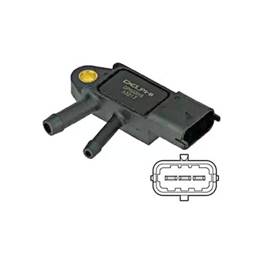 DPS00018 - DELPHI ДАТЧИК ДАВЛЕНИЯ ВЫХЛОПНЫХ ГАЗОВ ASTRA H 1.9 CDTI 05