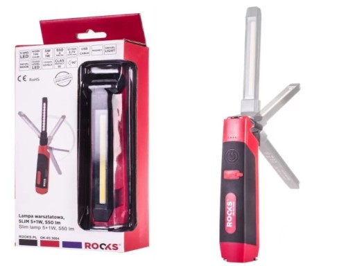 ФОНАРИК ДЛЯ МАСТЕРСКОЙ ROOKS USB SLIM