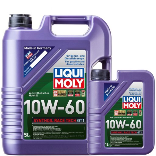 LIQUI MOLY SYNTHOIL RACE TECH GT1 10W-60 8909 6л