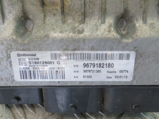 computer control unit of the engine BOXER JUMPER 2.2 13R S180129001