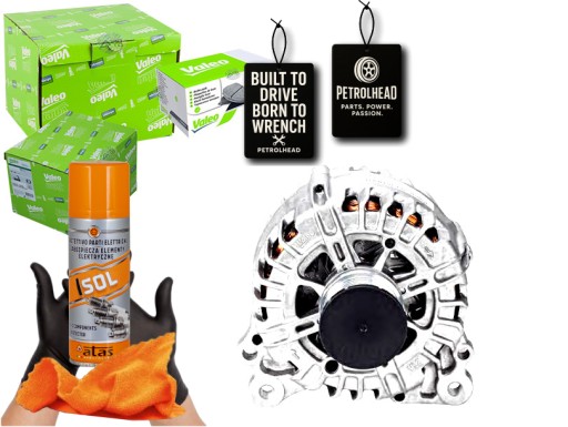 VAL439753#ECS-PCP+K - Генератор volkswagen transporter 2.0d 10- valeo #petrolhead pro+ kit4