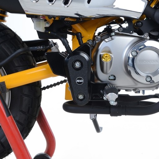 EZBG313BL - КРЫШКА БОТИНКА RG HONDA MONKEY 18 -, 2 ЧАСТИ BLACK