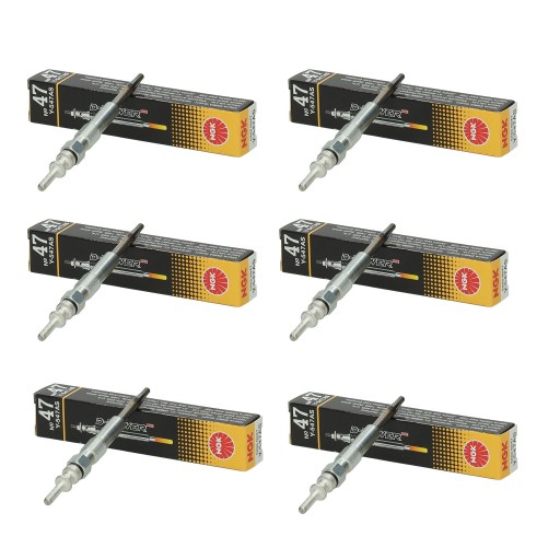 6x свічка розжарювання y-547as 5968 d-power 47 ngk для bmw 5