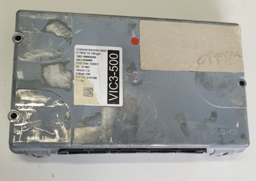 411957 - Драйвер модуля комп'ютера vic3-500 вер. 1.0 2141289 daf xf