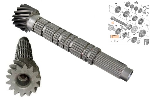 FT62405 - ПРОМЕЖУТОЧНЫЙ ВАЛ DUCATO JUMPER BOXER 2.2 / 2.3