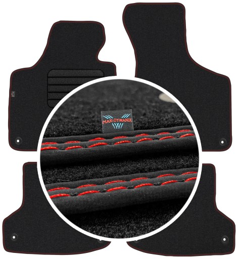 Audi A3 8P 2003-2012 велюр для автомобиля