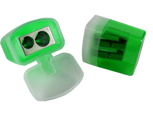 Подвійна точилка для ручок Відтінки червоного, Відтінки синього, Відтінки помаранчевого, Відтінки жовтого та золотого