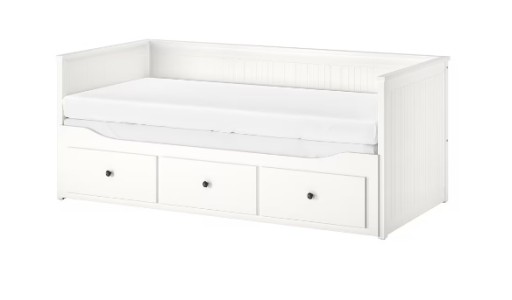 IKEA HEMNES rama leżanki 80x 200 cm BIAŁY