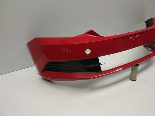14- 18r Skoda Fabia III bumper front without otworow before lift red