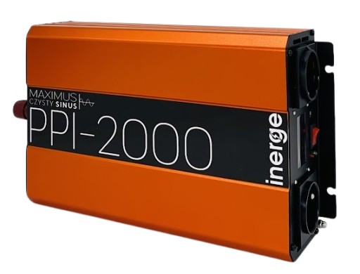 Інвертор 12В / 230В 2000Вт чистий синус 2хжк-дисплей