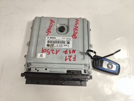 Компьютерный контроллер двигателя dde n47d20d 218km 2.0d bmw 8570935 0281019206