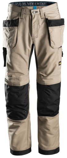 Рабочие брюки Snickers 6207 LiteWork R. 148 хаки