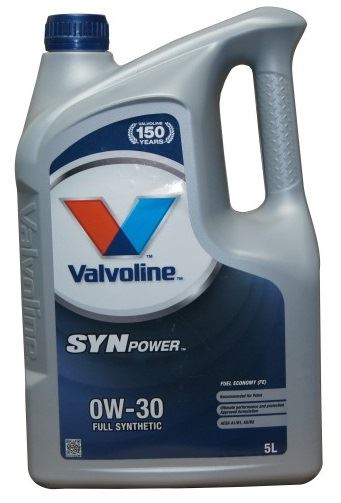 МАСЛО VALVOLINE SYNPOWER FE 0W30 5л