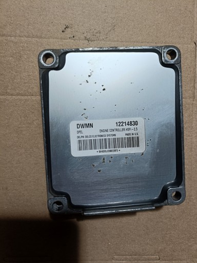 control unit of the engine Opel Meriva 12214830 DWMN