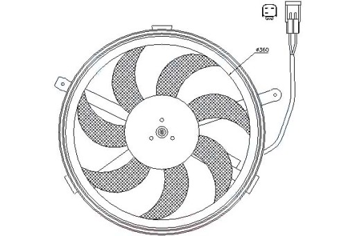 85631/NIS - NISSENS вентилятор радіатора (з корпусом) MINI (R56