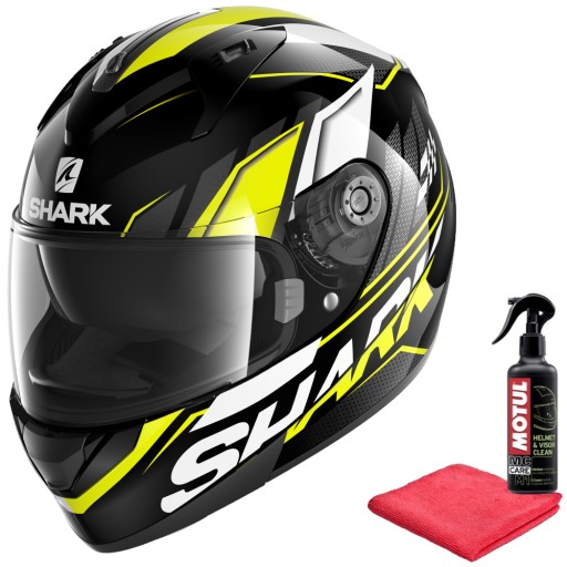 Шлем SHARK RIDILL 1.2 PHAZ белый/черный/желтый M