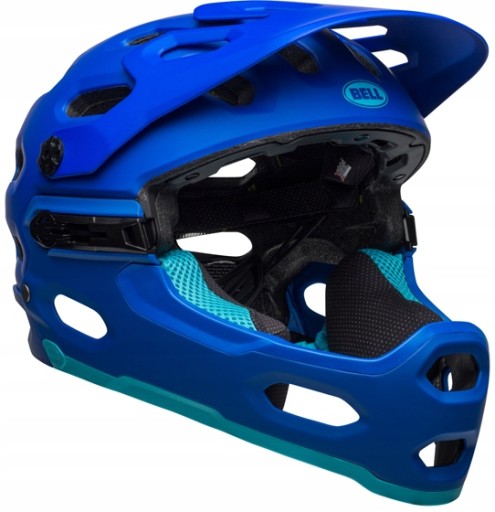 Kask rowerowy fullface Bell Super 3R Mips Matte Blues S 52-56cm