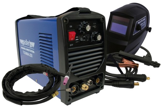 ADLER ІНВЕРТОРНИЙ ЗВАРЮВАЛЬНИЙ АПАРАТ TIG / MMA 200 МАСКА