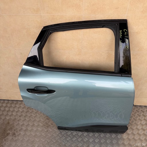 door complete rear. right CITROEN C4 III 2023 ROK does not have windows