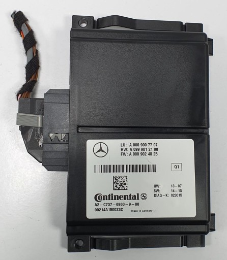 Модуль контролера камери mercedes w212 a0009007707