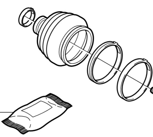 32324097 - Volvo S60 III V60 II кришка зовнішнього шарніра