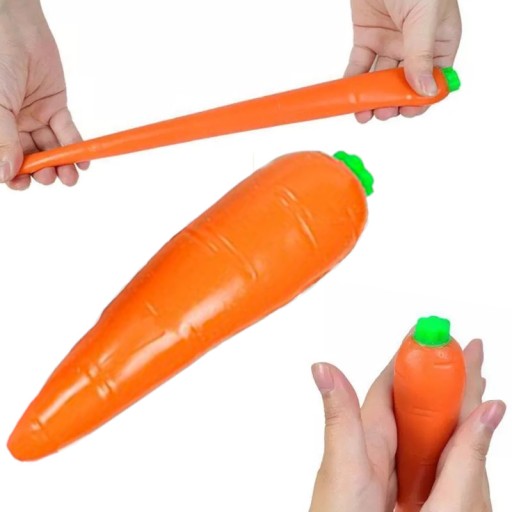 Гумова хлюпача морква антистрес