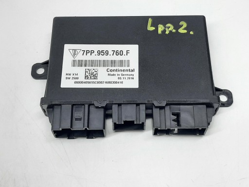 Модуль контроллера сиденья porsche macan 7pp959760f