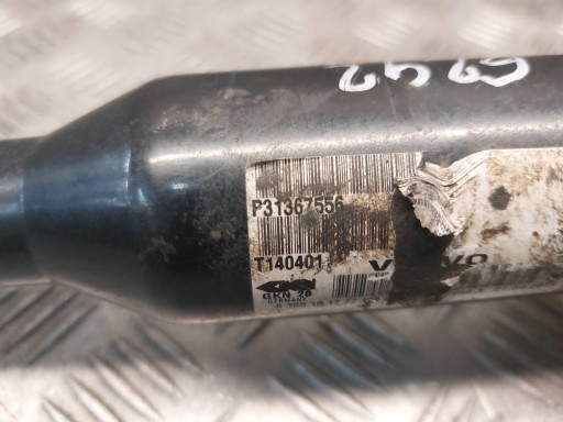 semi-axis right front 6B VOLVO XC60 and 2.4 D5 AWD MANUAL 31367556