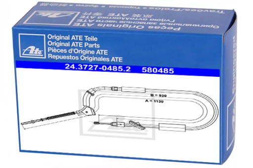 24.3727-0485.2 - КАБЕЛЬ РУЧНОГО ТОРМОЗА MERCEDES A 150 160 CDI 170