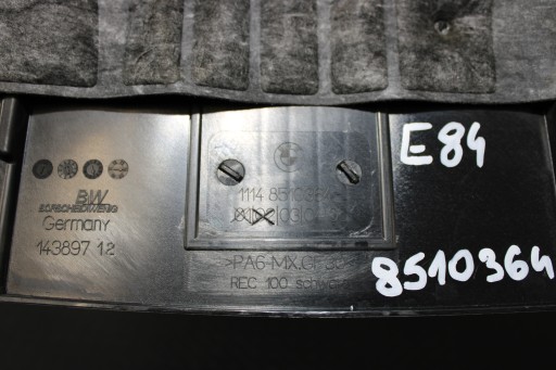 cover for engine BMW X1 E84 LIFT LCI 8510364