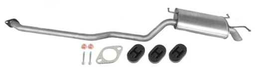 28700-26401 - ГЛУШИТЕЛЬ HYUNDAI SANTA FE MK И ДИЗЕЛЬ 2.0