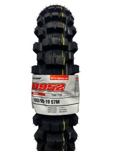 Шины Dunlop D952 100/90/19 CROSS ENDURO