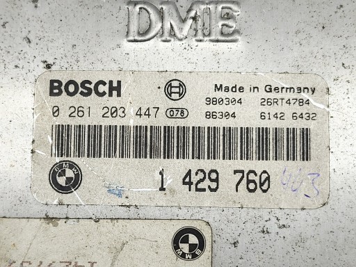 computer control unit of the engine BMW E36 1.8 B 0261203447 1429760