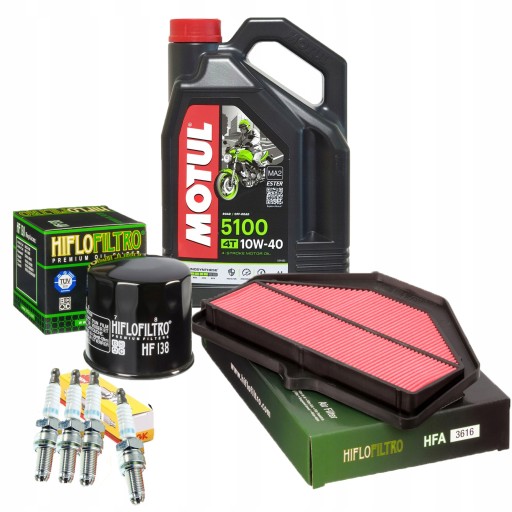 Масло Motul 5100 SUZUKI GSXR 750 K4 K5 Фильтр Свечи