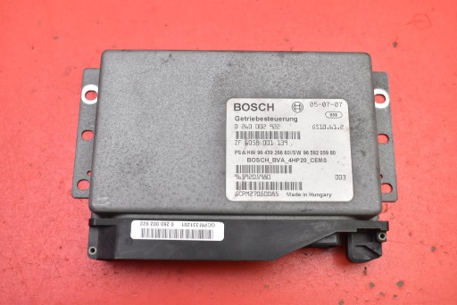 control unit gearboxes of the gear 9643926680 PEUGEOT 407 SW 2.0 HDI 136 KM 04-10