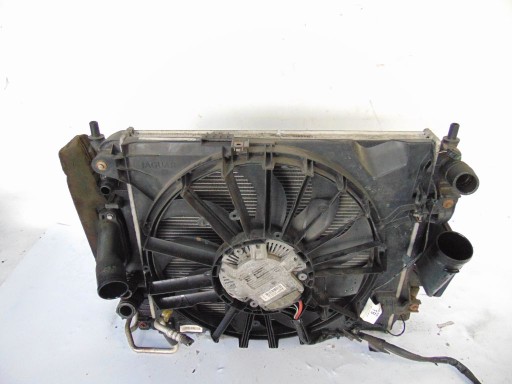 radiatore KOMPLET VENTOLA JAGUAR XF e X250 3.0 D V6 211KM